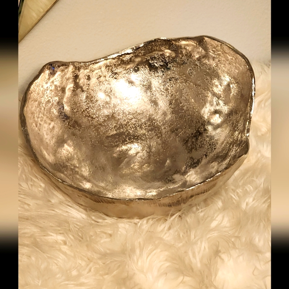 Silver Edge Bowl (New without Tags)